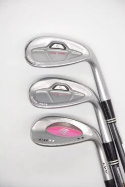 Cleveland 588 Rtx Satin 52, 56, 60 Degree Wedge Set Wedge Flex