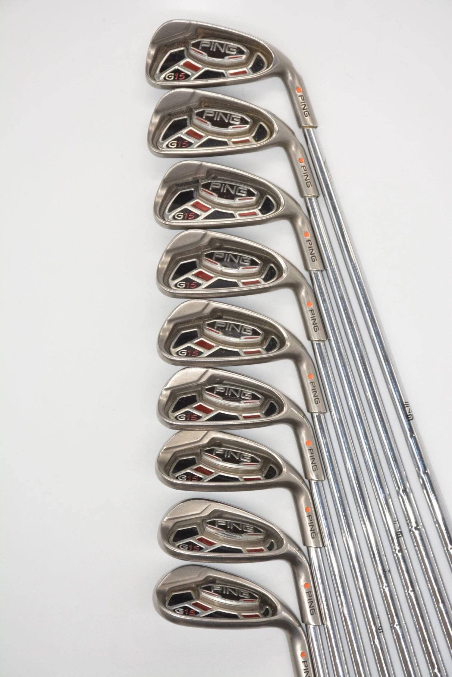 Ping G15 4-6, 8-LW Iron Set X Flex +0.25" Orange Dot 4 Ping G15 4-6, 8-LW Iron Set X Flex +0.25" Orange Dot - Image 2